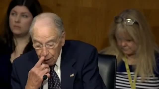 Sen. Chuck Grassley (R-IA) spoke about the Hunter Biden probe.