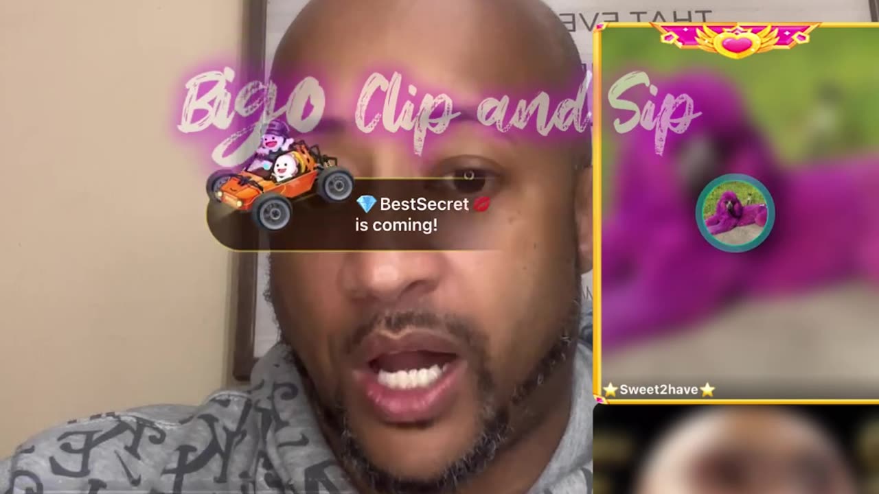 TrinaB/Sweets2have talk to MessyCaller after his badge was dropped 3/26/24 #bigoclipandsip