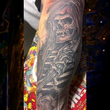 💀Reaper cover-up Tattoo💀
