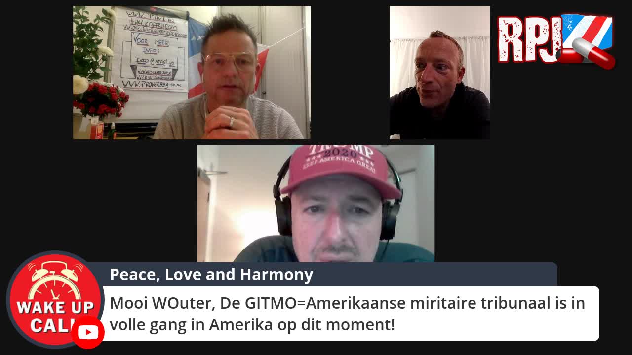 LIVE 20.00 O'CLOCK RED PILL JOURNAL 23 FEBRUARI 2021 MICHA, JOOST EN WOUTER