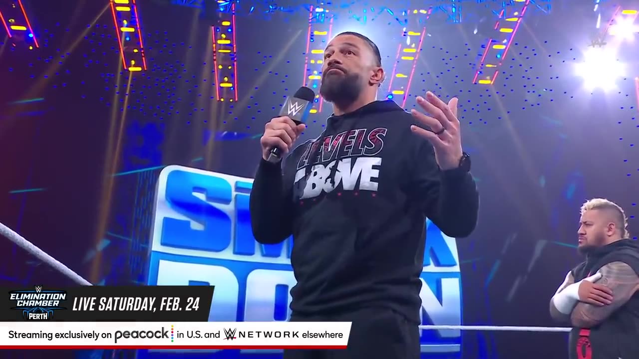 FULL SEGMENT — Rock and Reigns lay the SmackDown on the WWE Universe_ SmackDown, Feb. 16, 2024