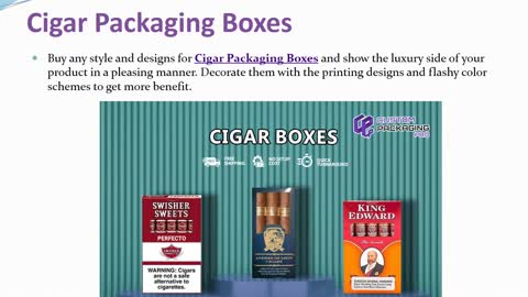 Cigar Packaging Boxes