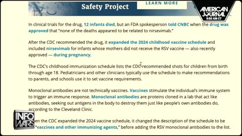 Alert!!!!! FOIA Request Reveals Hidden Infant Deaths From New RSV Vaccine