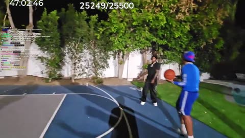 YourRAGE beats Faze RUG in a DRUNK basketball 1v1