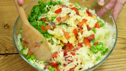 When you have 3 potatoes, prepare this easy and delicious potato dish