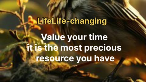 Time is a very important in life Quotes
