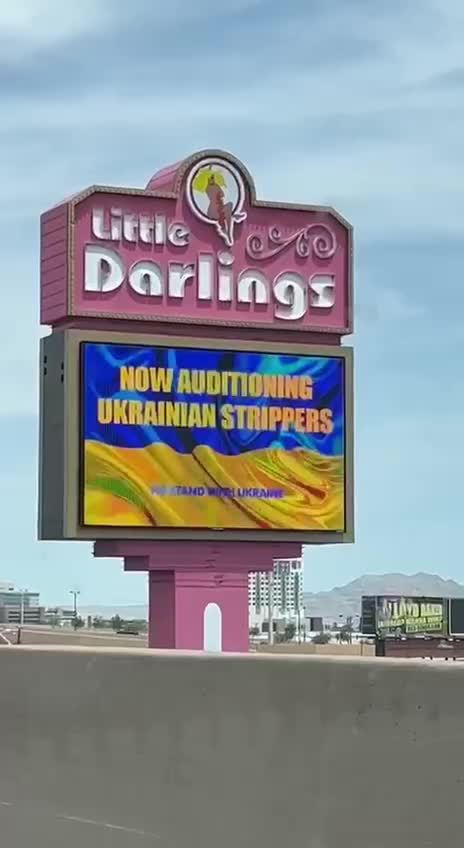 Nábor ukrajinských prostitutek do nočních klubů v Las Vegas pod heslem - Stojíme při Ukrajině