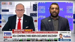 Kash Patel: You're Going to Find Out There Are MANY MORE PLACES Where Joe Biden Hid Documents