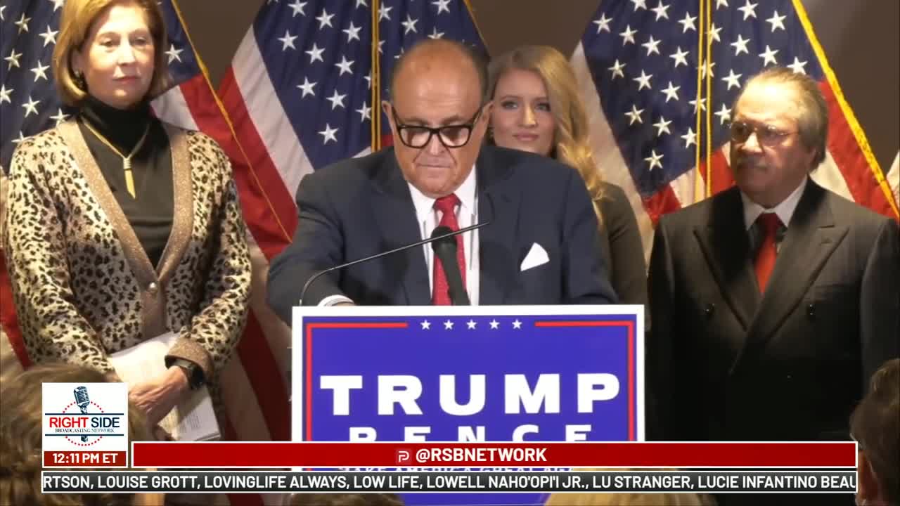 11.19.20 Democrat Election Fraud: Opening Statement to Public