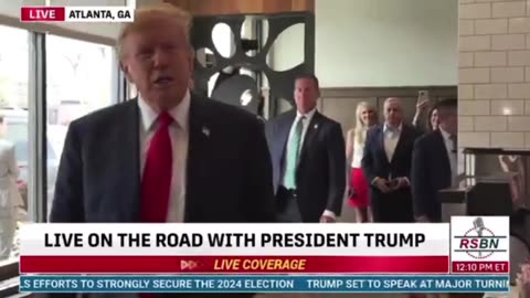 President Trump ordered 60 shakes at Chick-fil-A