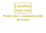 Protección y automatización de trenes (Español)