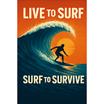🏄‍♂️ Live to Surf, Surf to Survive