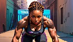 AI FITNESS VIXENS SEXY MUSCLE AND ART COME TOGETHER