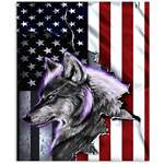 Patriotic Wolf
