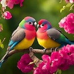 Cute  Colorful Bird Video