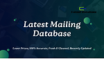 Latest Mailing Database