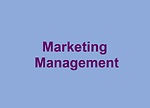 Marketing Management