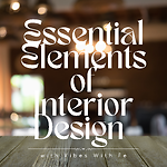 Essential Elements of Interior Design: Colors