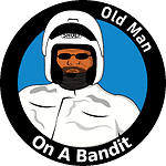 "Old Man on a Bandit: Chronicles of Two-Wheeled Wisdom"