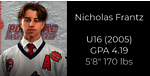 Nick Frantz (2005) USPHL Hockey Player