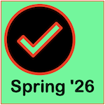 Physical Science, lecture section, Spring 2026