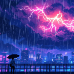 🌙 Rain & Thunder ASMR (rainstorms)