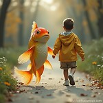 fish and friends