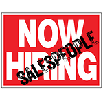 Now Hiring Salespeople