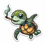 Your ordinary cigarette smoking turtle 🚬 🐢