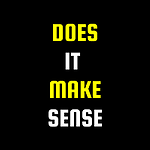Does It Make Sense