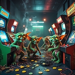 Gremlins at the Arcade