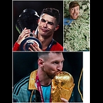 Ronaldo Mr beast Messi