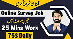 Online survey job from mobile