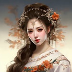 Chinese ancient style beauty