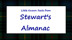 Little Known Facts from Stewart's Almanac