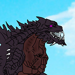 Cartoon Godzilla