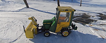 JohnDeere322 Snowblowing Action in 4K 360° videos