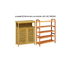 bamboo storage shelf