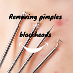 Removing pimples and blackheads