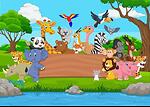 FUN AND ENGAGING silly safari hints at adventure and exploration